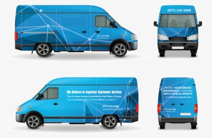 Vehicle Wrap Design Templates - Commercial Vehicle, HD Png Download, Transparent PNG