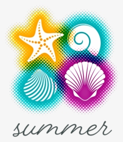 #summer #neon #verao #beach #praia - Illustration, HD Png Download, Transparent PNG