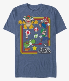 Characters Super Mario Bros - Super Mario Shirt, HD Png Download, Transparent PNG