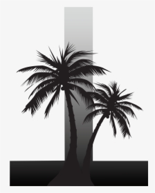 Palm Trees Tattoo Draw, HD Png Download, Transparent PNG