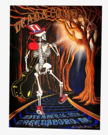Dead & Company Greensboro Artist Edition Show Poster - Dead Company Show Poster, HD Png Download, Transparent PNG