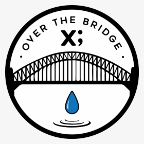 Over The Bridge Logo Black Outline, HD Png Download, Transparent PNG