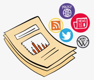 Image Of A Research Paper With Five Icons - Altmetrics, HD Png Download, Transparent PNG