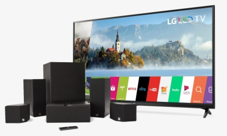 65” Lg Tv & Enclave Surround System - Lg Tv 55 Inch 4k 2018, HD Png Download, Transparent PNG