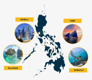 Map - Map Of The Philippines, HD Png Download, Transparent PNG