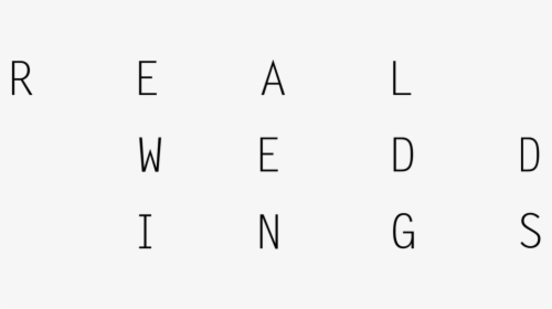 Real Weddings Custom Type 2 - Monochrome, HD Png Download, Transparent PNG