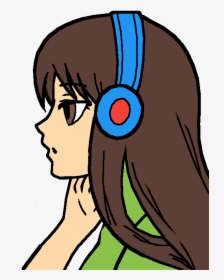 Girl Who Loves Music, HD Png Download, Transparent PNG
