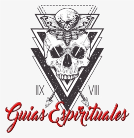 Guías Espirituales - Geometric Skull, HD Png Download, Transparent PNG
