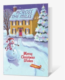 Across The Miles - Merry Christmas Across The Miles, HD Png Download, Transparent PNG