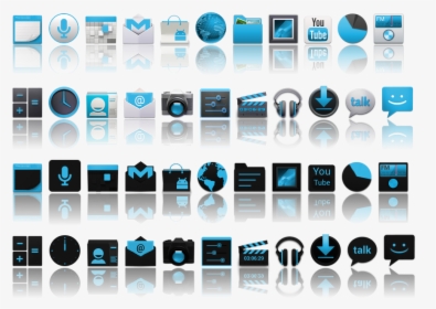 App Drawer Icon - Ice Cream Sandwich Icons, HD Png Download, Transparent PNG