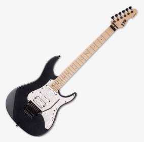 Esp Ltd Sn-200fr Electric Guitar In Charcoal Metallic, - Fender Standard Stratocaster Mn Black, HD Png Download, Transparent PNG