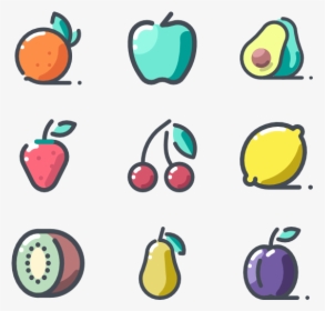 Vector Fruits Minimal, HD Png Download, Transparent PNG