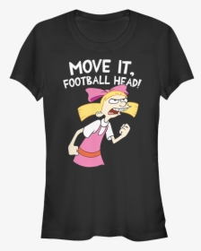 Junior Move It Football Head Hey Arnold Shirt - Helga Hey Arnold Shirt, HD Png Download, Transparent PNG