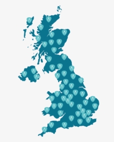 Transparent Nanny Clipart - Great Britain Map Grey, HD Png Download, Transparent PNG