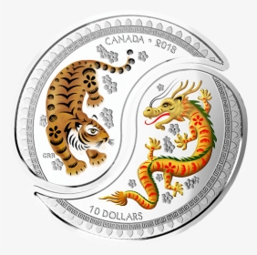 1oz Dragon And Tiger Coin, HD Png Download, Transparent PNG