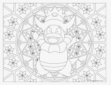 Pokemon Adult Coloring Page, HD Png Download, Transparent PNG