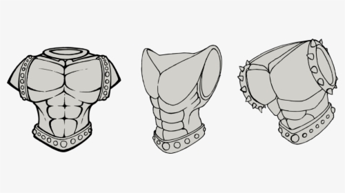 Plate Armour Body Armor Computer Icons Knight - Body Armor Armor Drawing, HD Png Download, Transparent PNG