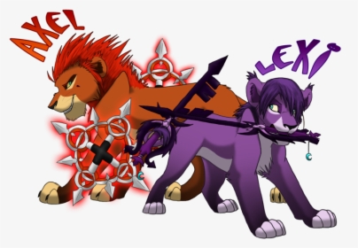 Lion Sora From Kingdom Hearts 2 Images Axel And Lexi - Cartoon, HD Png Download, Transparent PNG