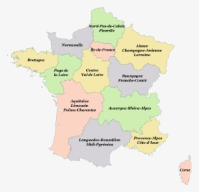 12 Regions Of France, HD Png Download, Transparent PNG