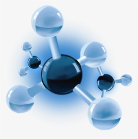 Blue Molecule Png, Transparent Png, Transparent PNG