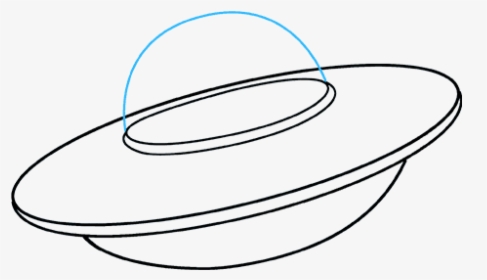 How To Draw Ufo - Line Art, HD Png Download, Transparent PNG