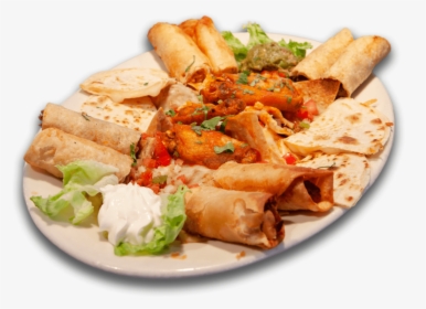 Happy Hour Azul Sampler With Cheese Quesadilla Nacho - Wrap Roti, HD Png Download, Transparent PNG