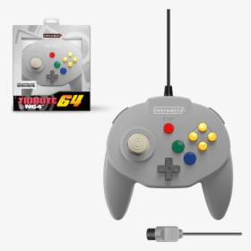 Tribute64 For N64 - Nintendo 64 Switch Controller, HD Png Download, Transparent PNG
