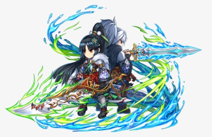 Fang Fei Or Fei Fang However You Like It Getting Their - Brave Frontier Fei And Fang, HD Png Download, Transparent PNG