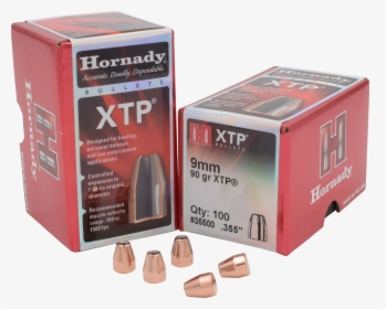 Hornady Xtp Pistol Bullets - Xtp 9mm, HD Png Download, Transparent PNG
