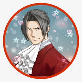 #aceattorney #milesedgeworth #anime #freetoedit, HD Png Download, Transparent PNG