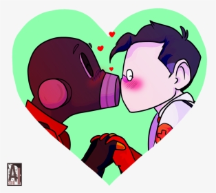 Tf2 Pyro And Medic Valentine's Day, HD Png Download, Transparent PNG