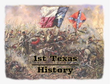 1st Texas Infantry - Civil War Between America, HD Png Download, Transparent PNG