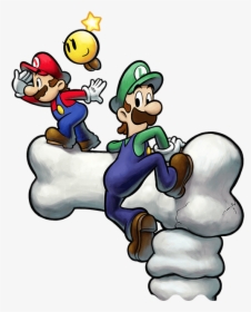 Mario & Luigi - Mario And Luigi Bowser's Inside Story Artwork, HD Png Download, Transparent PNG