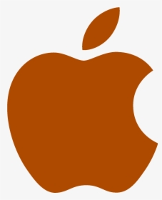 Apple Logo Brown Png, Transparent Png, Transparent PNG