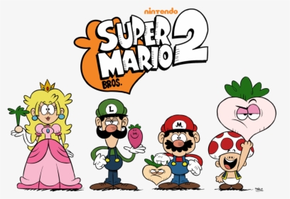 Mi Super Mario Bros - Super Mario Bros 2 Art, HD Png Download, Transparent PNG