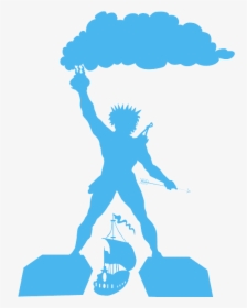Colossus Of Rhodes Vector, HD Png Download, Transparent PNG