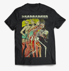 Headbanger Whiplash Graphic Shirt - Active Shirt, HD Png Download, Transparent PNG