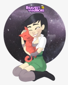 “ Beth Tezuka From Penn Ward’s Youtube Series Bravest - Cartoon, HD Png Download, Transparent PNG