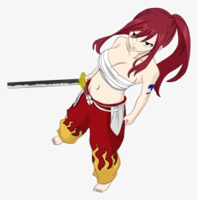 No Caption Provided - Fairy Tail Samurai Erza, HD Png Download, Transparent PNG