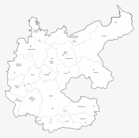 Map Of Germany Drawing - Sachsen Weimar Eisenach Map, HD Png Download, Transparent PNG