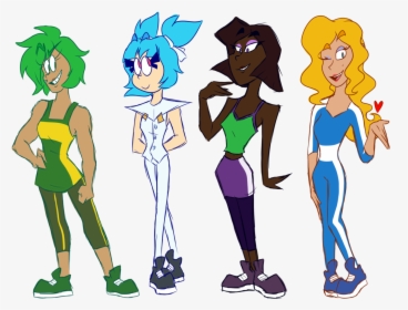Finally Went And Drew My Finalized Human Designs For - Liz Crash Bandicoot, HD Png Download, Transparent PNG