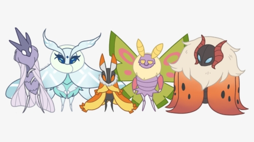 Frosmoth And Volcarona, HD Png Download, Transparent PNG