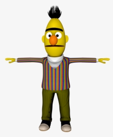 Striped Puppet Man Ii Modeled In Maya 2018 rendered - Cartoon, HD Png Download, Transparent PNG