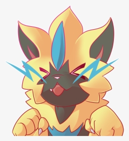 Rã©sultat De Recherche D Images Pour Zeraora Cute - Cartoon, HD Png Download, Transparent PNG