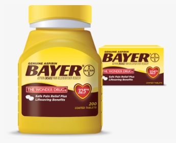 Bayer Genuine Bottle Product Offers - Bayer Aspirin 325 Mg, HD Png Download, Transparent PNG