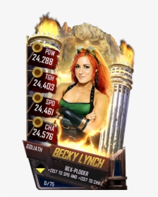 Beckylynch S4 20 Goliath - Wwe Supercard Goliath Card, HD Png Download, Transparent PNG