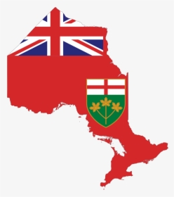 Ontario Flag Map, HD Png Download, Transparent PNG