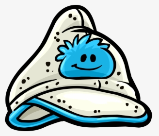 Blue Puffle Hat - Club Penguin Puffle Hat, HD Png Download, Transparent PNG