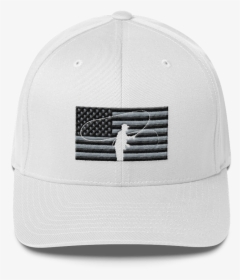American Dream Fitted Hat Mockup Front White Original - Baseball Cap, HD Png Download, Transparent PNG