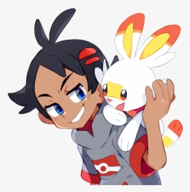 Gou And Scorbunny, HD Png Download, Transparent PNG
